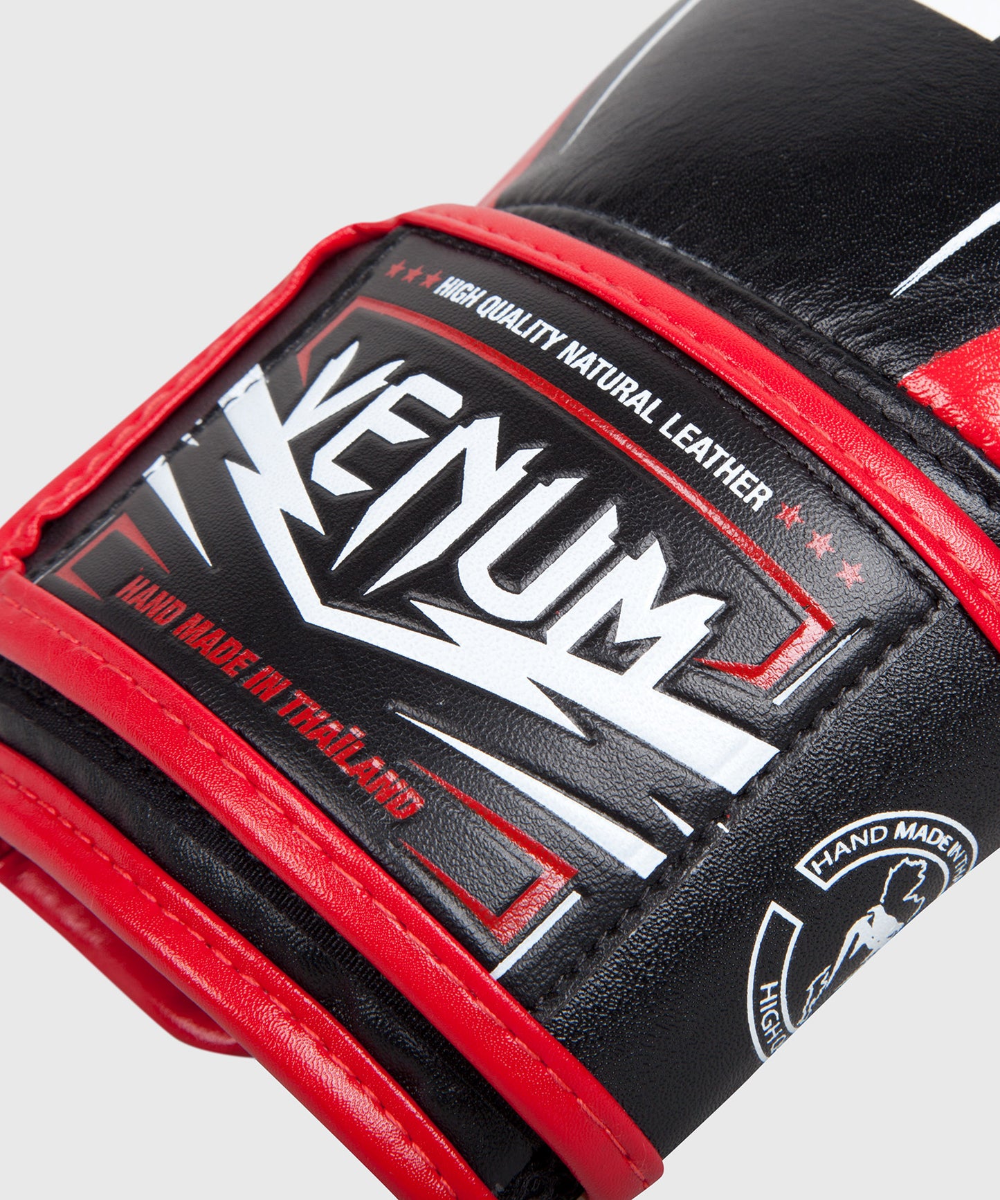 Venum Sharp Boxing Gloves - Nappa Leather - Black/White/Red