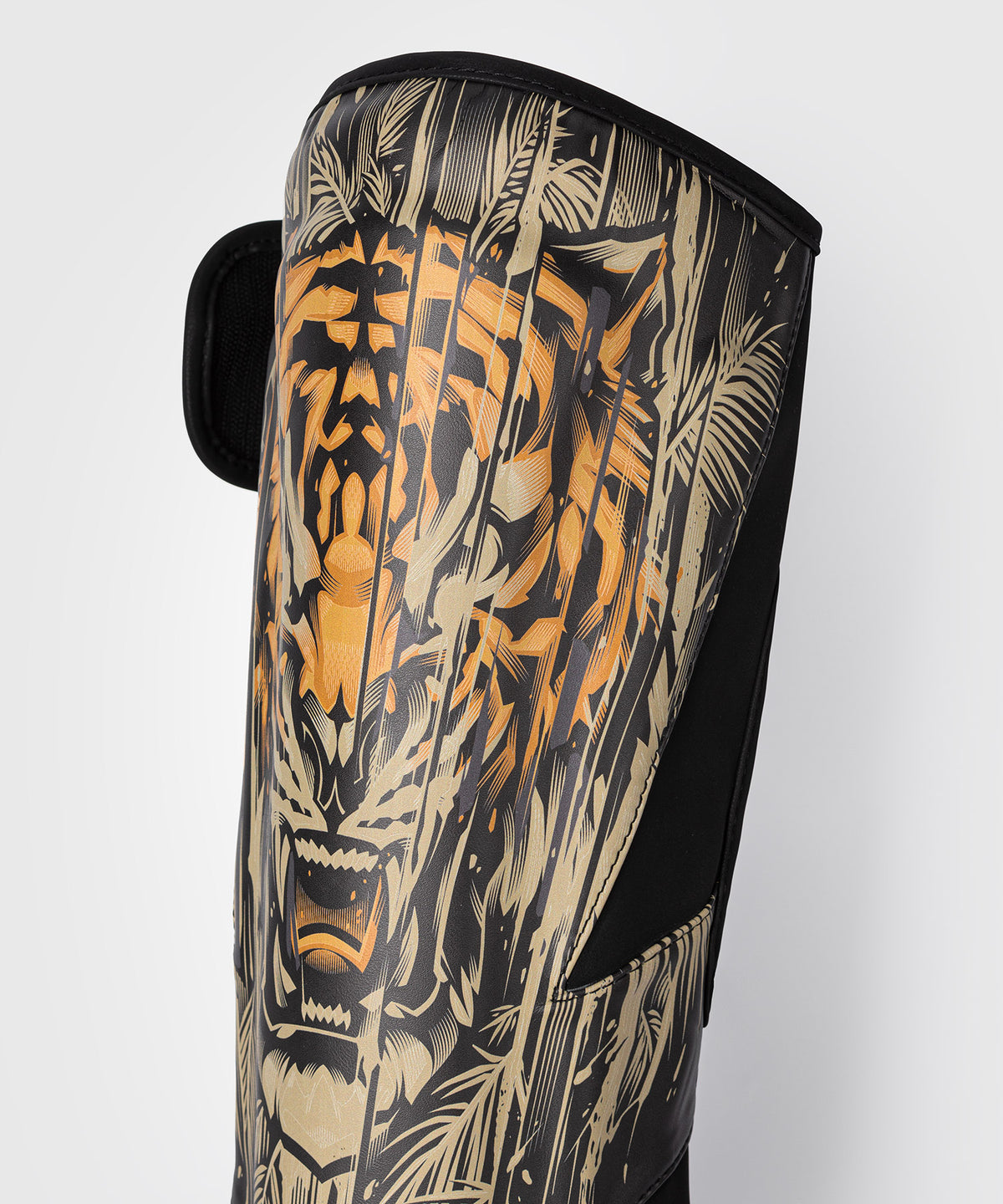 Venum Tiger Schienbeinschoner - Schwarz/Neon Orange