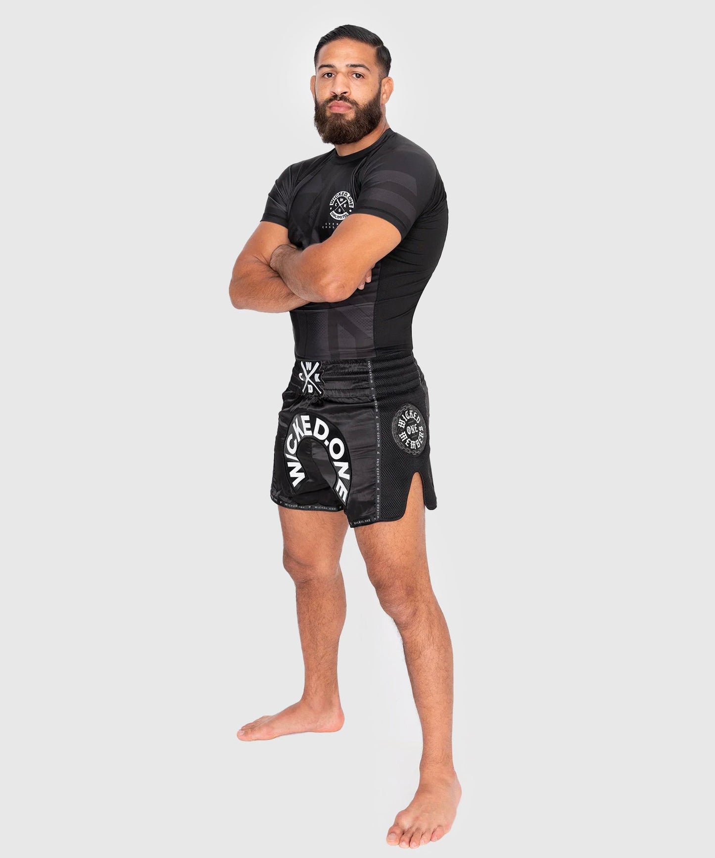 Short De Muay Thai Wicked One Herd - Noir