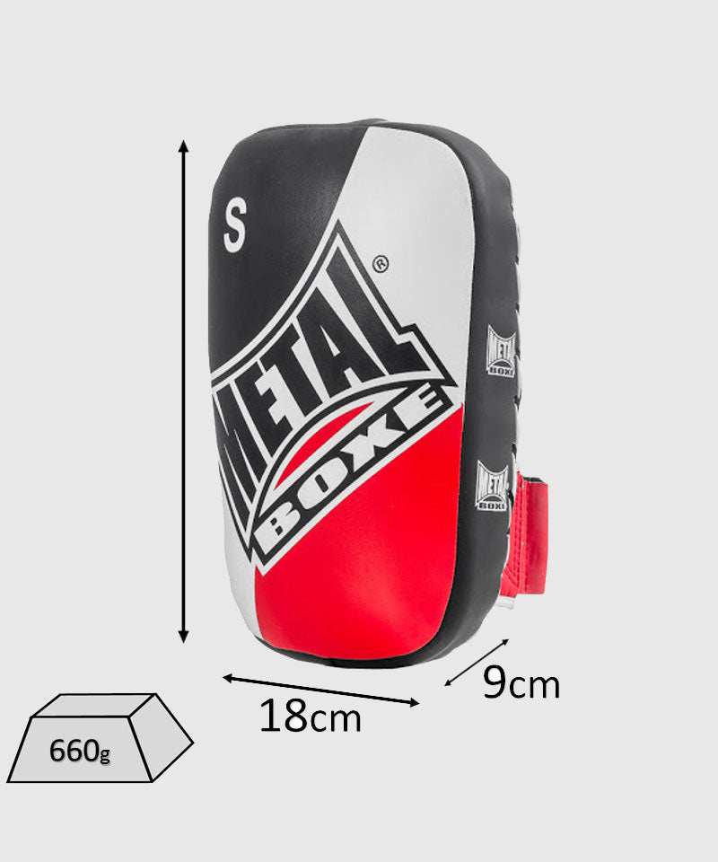 Metal Boxe Club S Colpitore Thai - Nero/Bianco/Rosso - Singolo