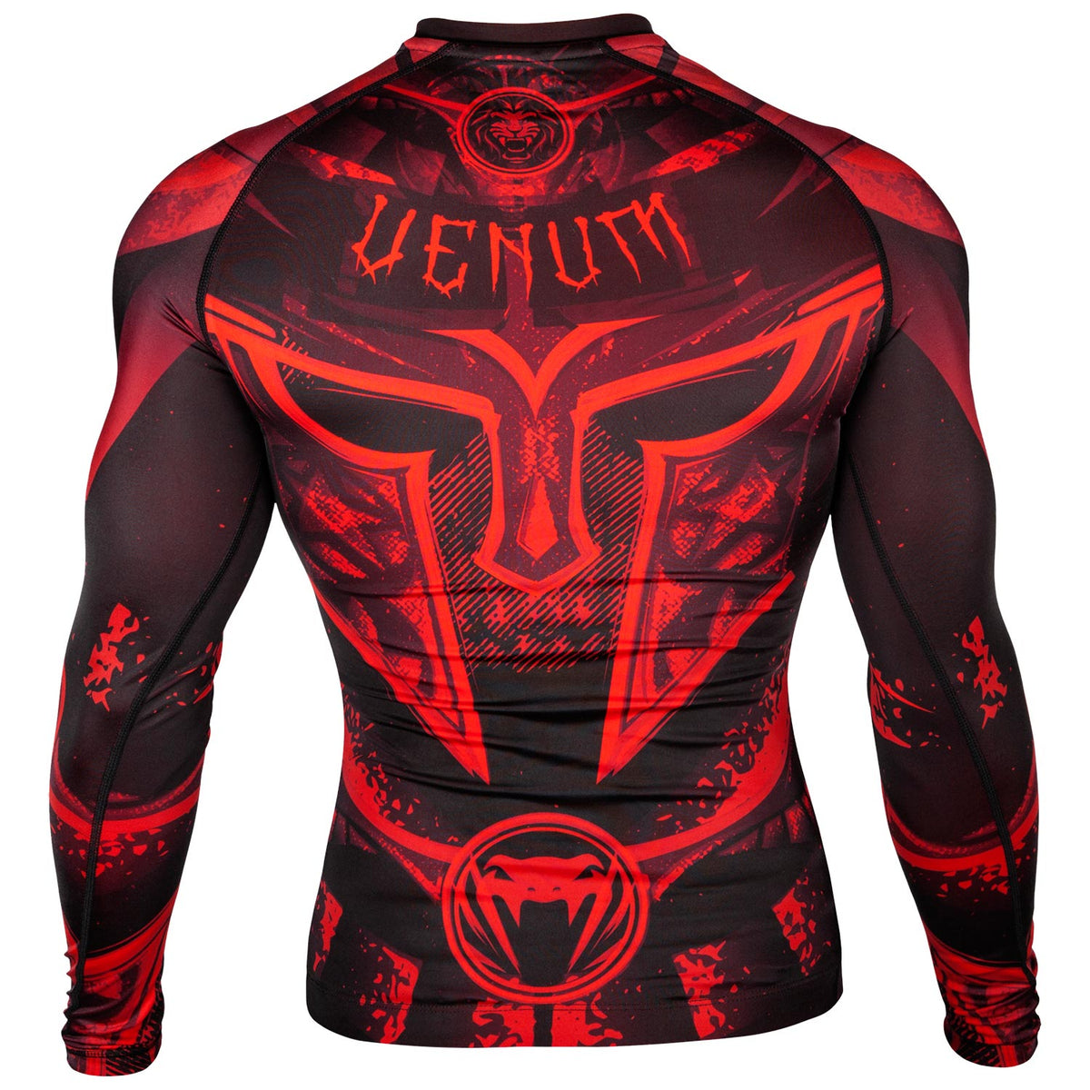 Venum Gladiator 3.0 Rashguard - Long Sleeves - Black/Red