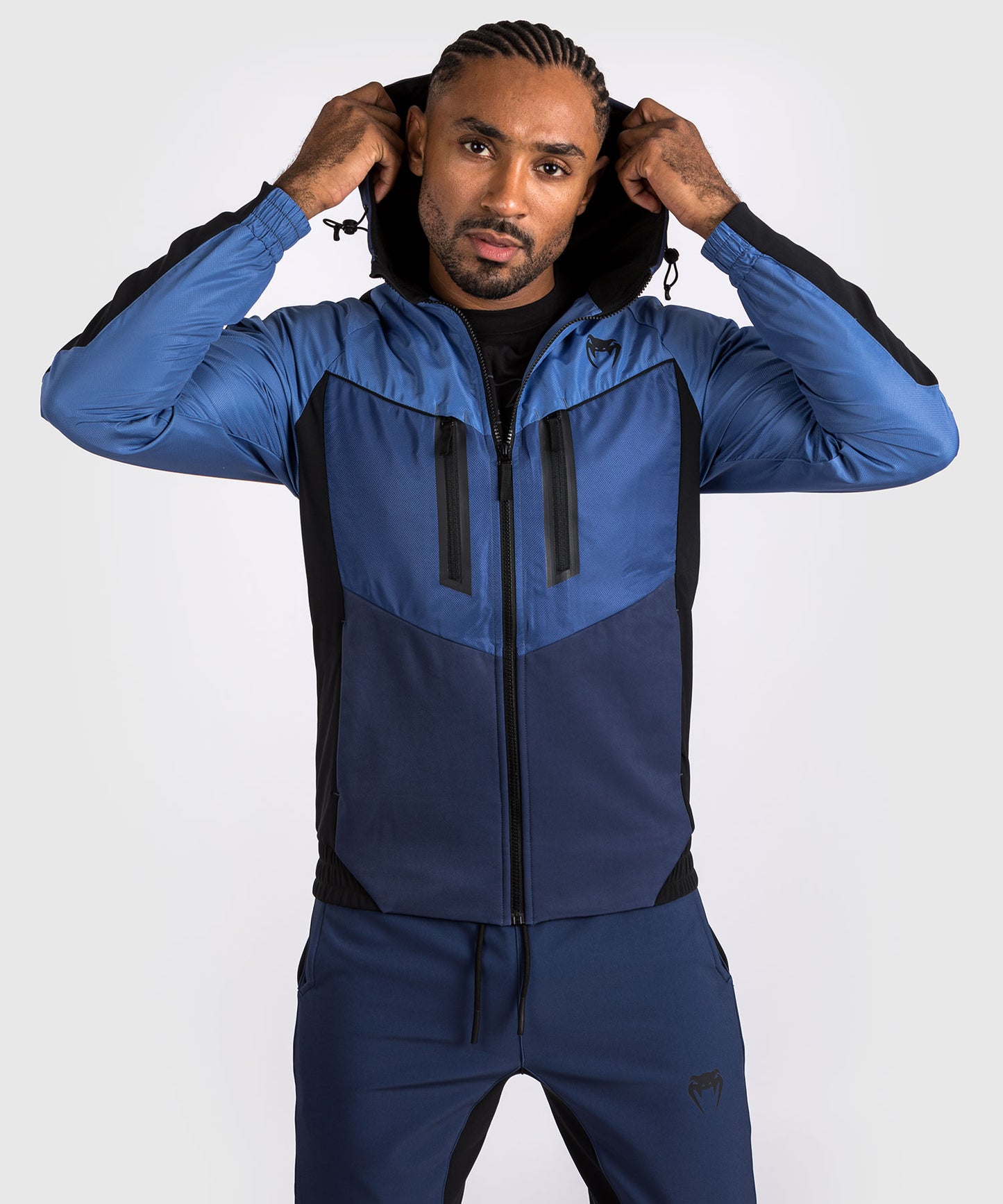 Venum Laser 3.0 Trainingsjacke - Schwarz/Blau