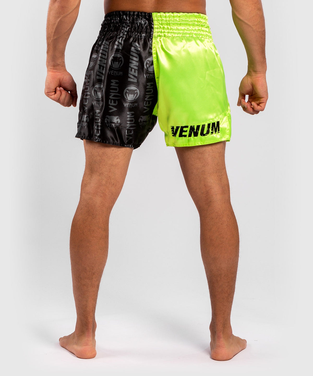 Short de Muay Thai Venum Logos - Noir/Jaune