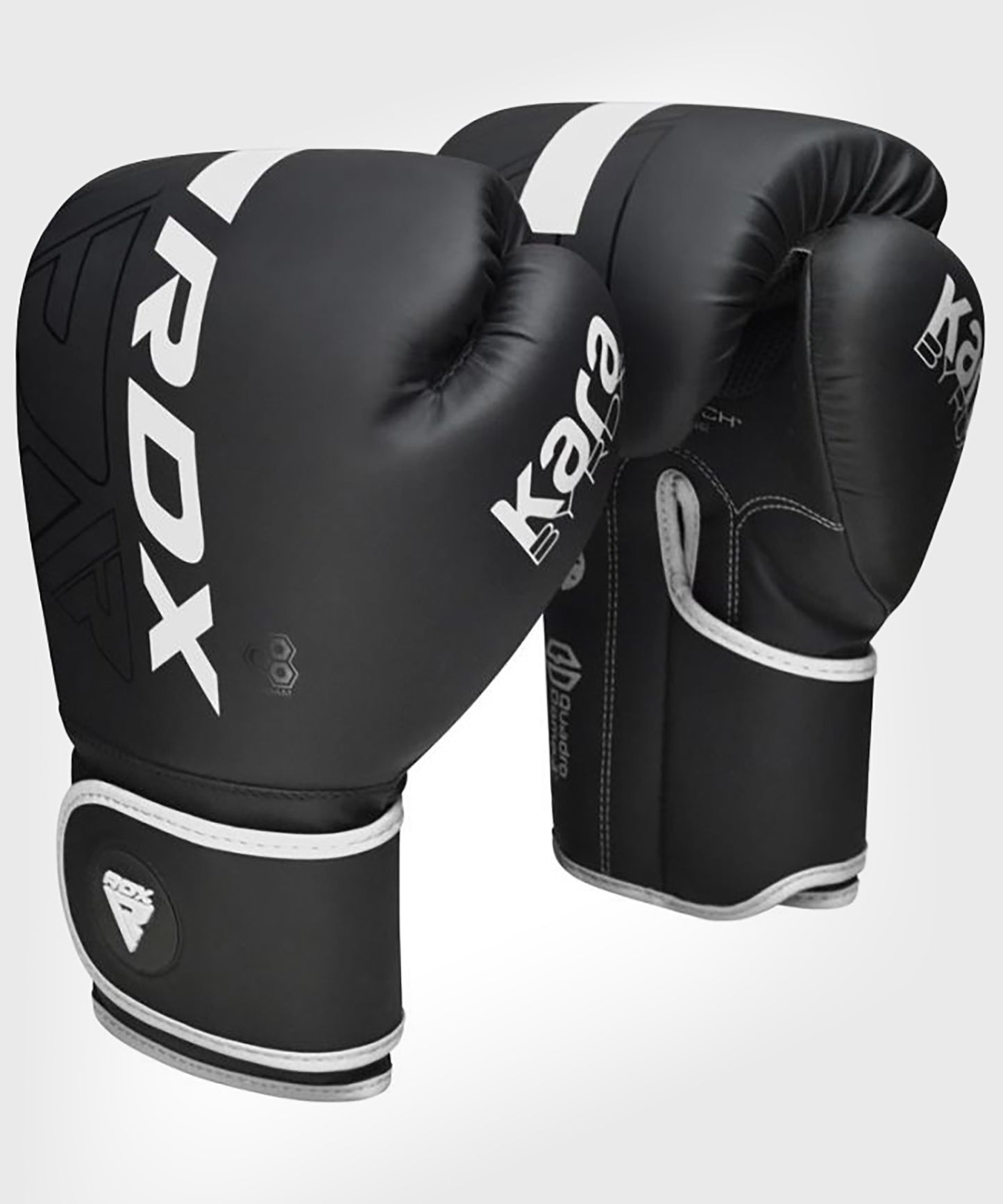 RDX F6 Kara Boxing Gloves - Black/White