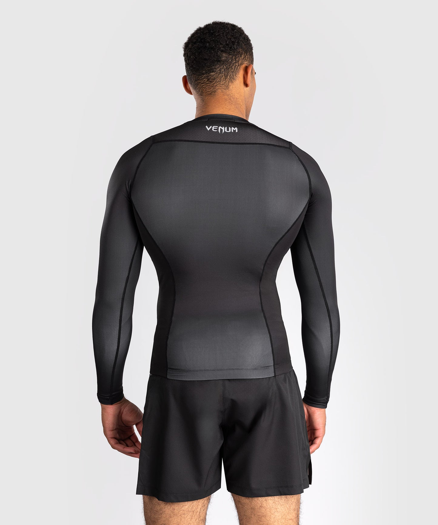 Venum No Gi Rashguards - Schwarz/Silbergrau