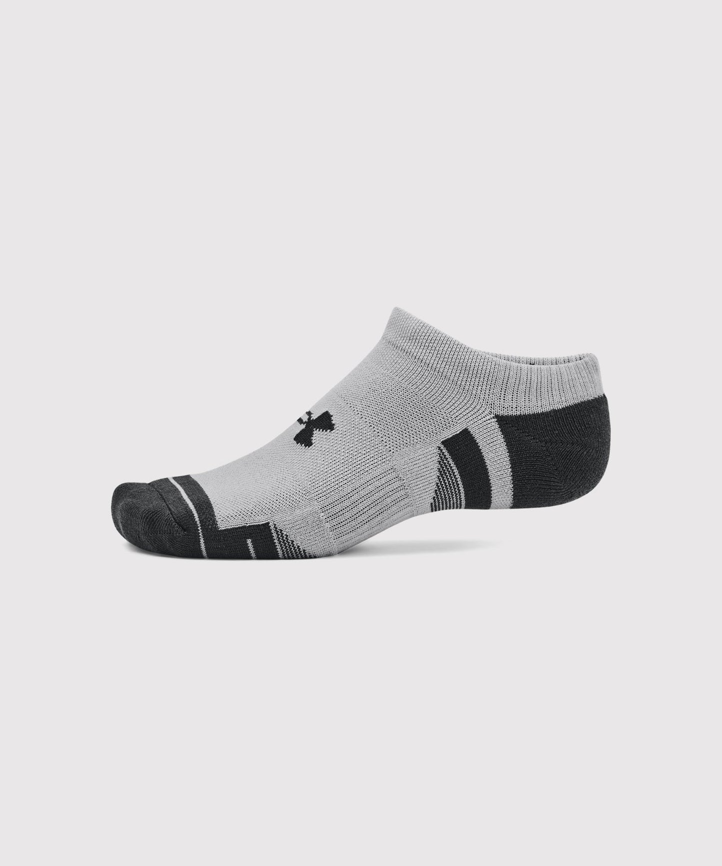 Lot De 3 Paires De Chaussettes Basses Under Armour Ua Performance Tech - Blanc/Noir/Gris