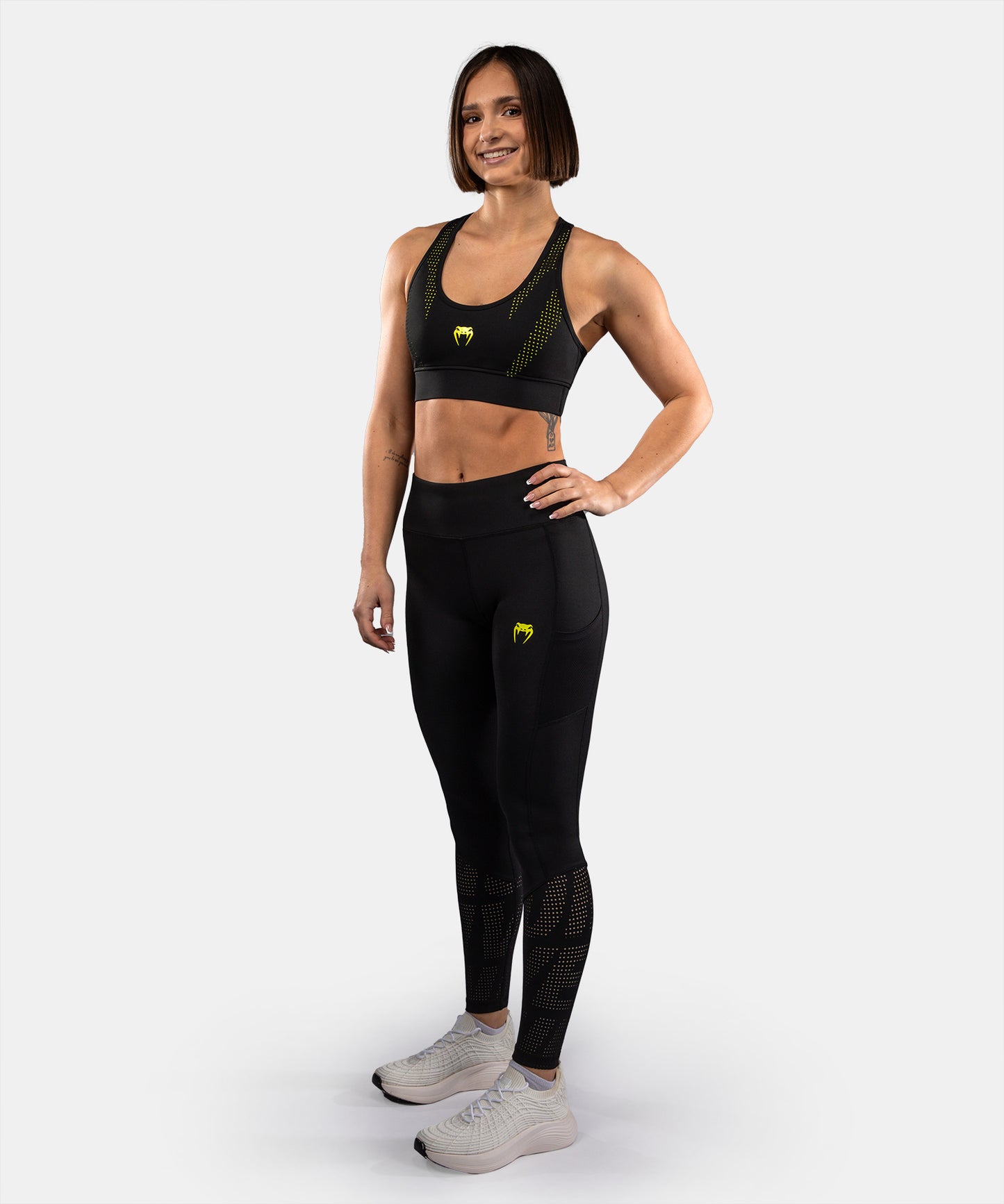 Brassière de Sport Venum Lazer - Noir/Jaune