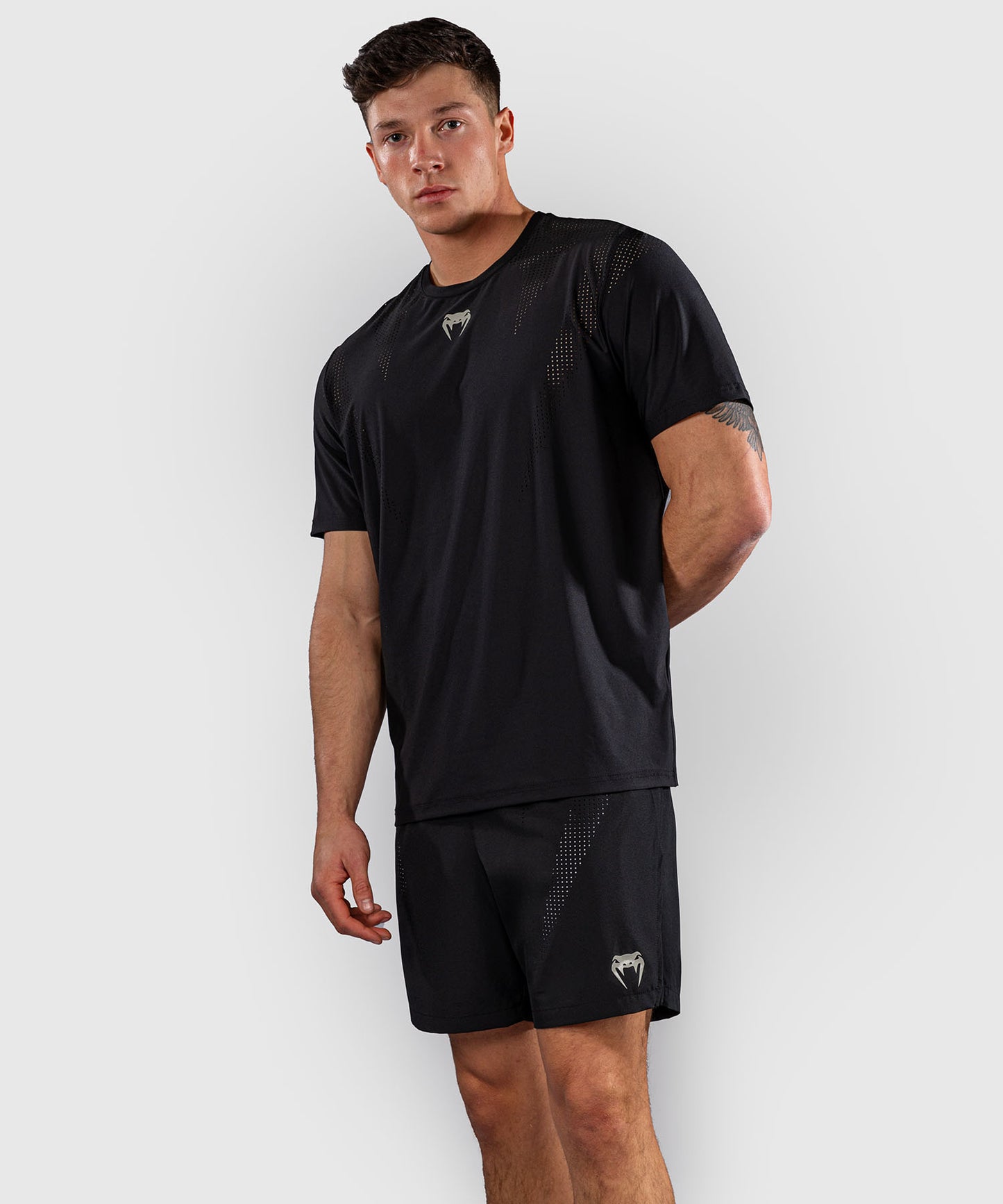 Venum Lazer Dry-Tech-T-Shirt - Schwarz/Grau