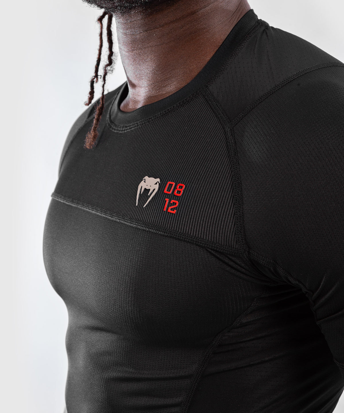 Venum Loma 08-12 Kurzarm-Rashguard - Schwarz