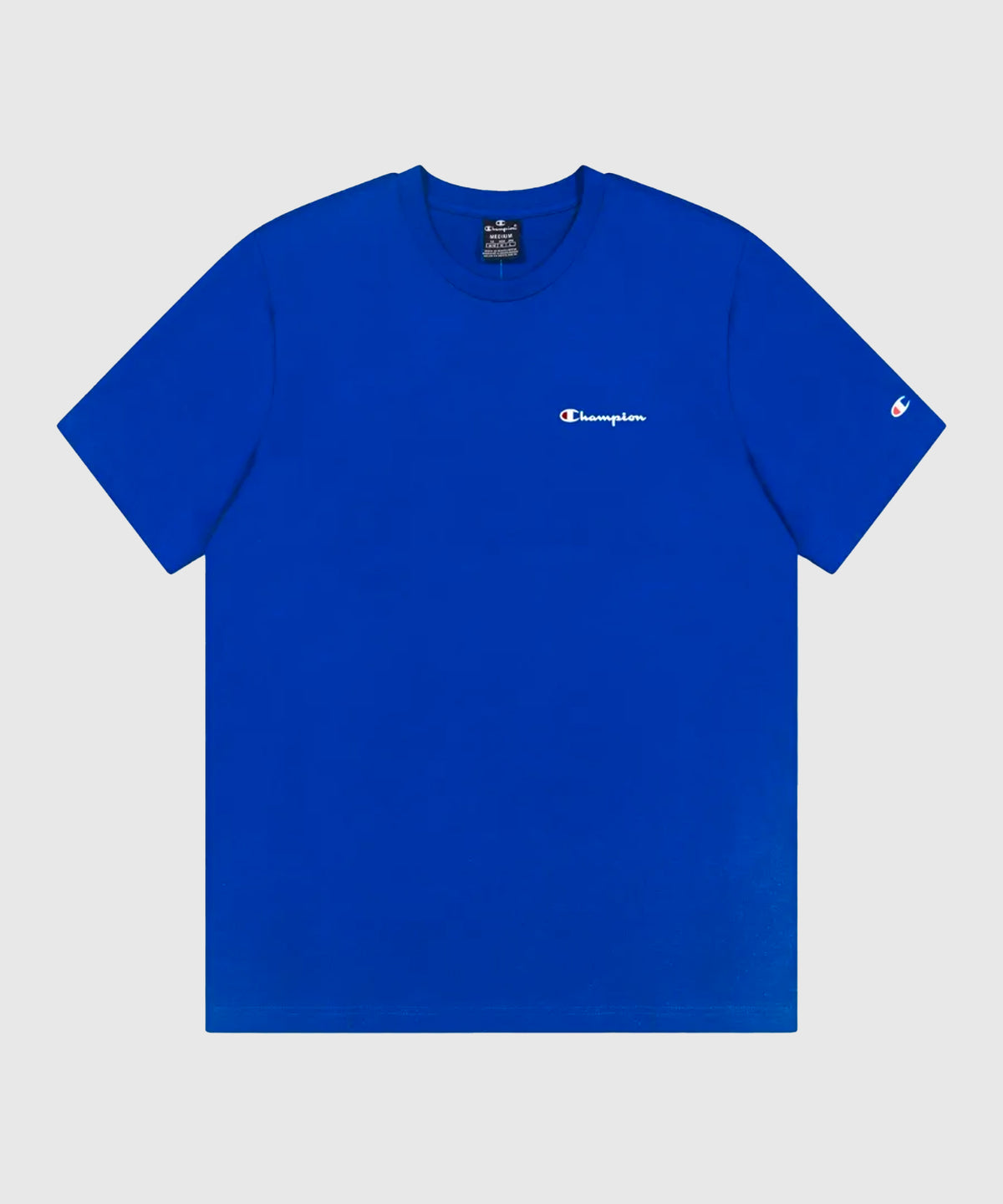 T-Shirt Champion En Jersey De Coton Avec Petit Logo - Bleu