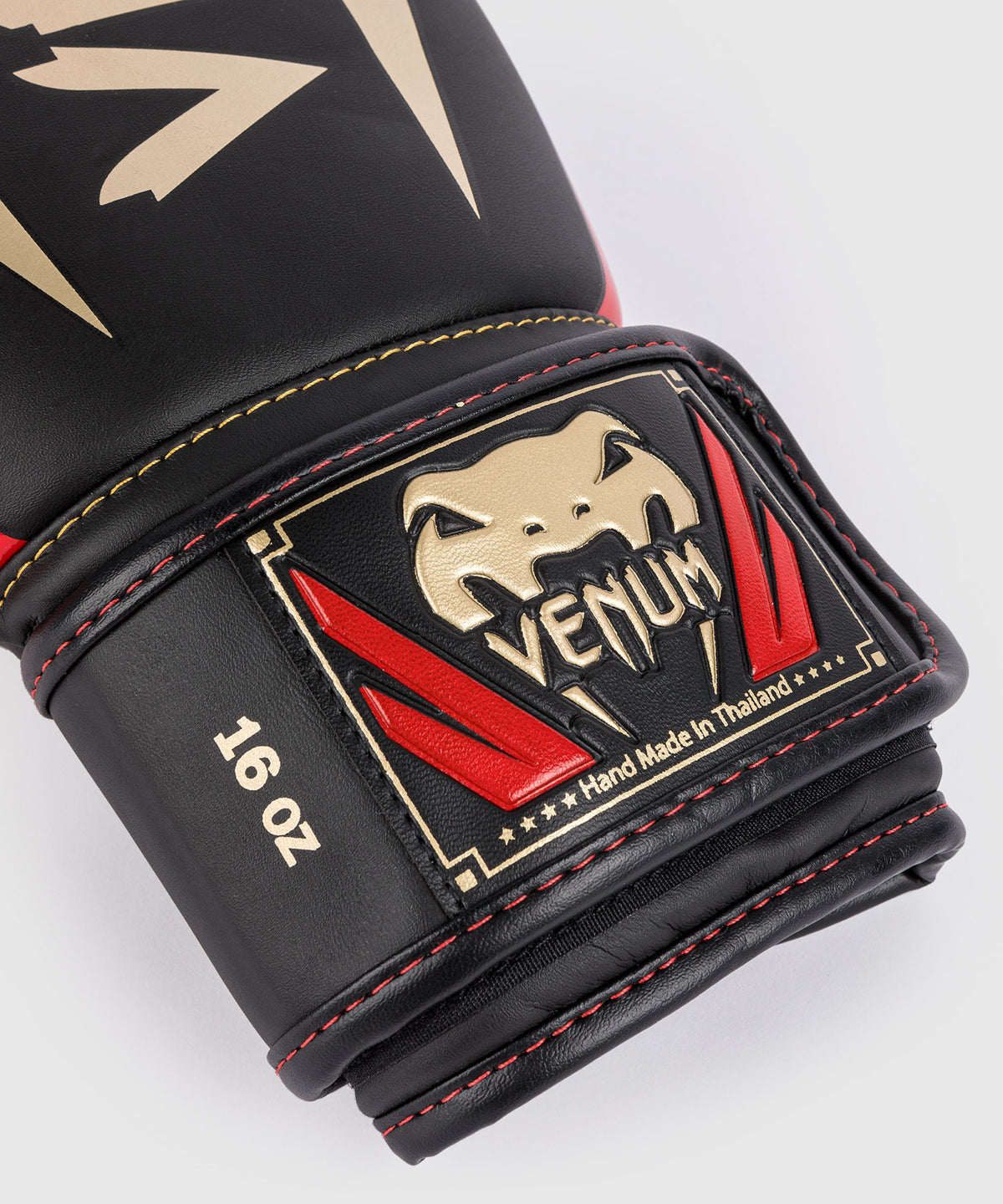 Venum Elite Boxhandschuhe - Schwarz/Gold/Rot