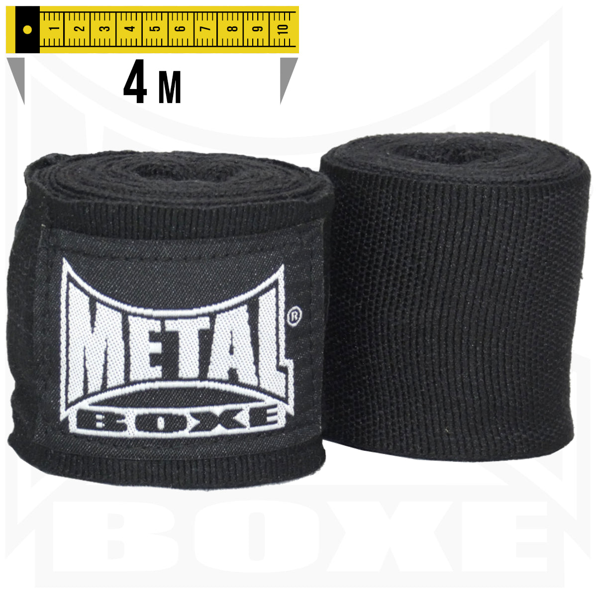 Vendas de Boxeo Metal Boxe – Negro – 4 m