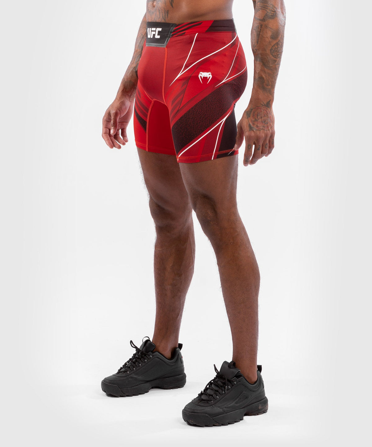 Men's UFC Compression Short Venum Authentic Fight Night - Long Cut - Red