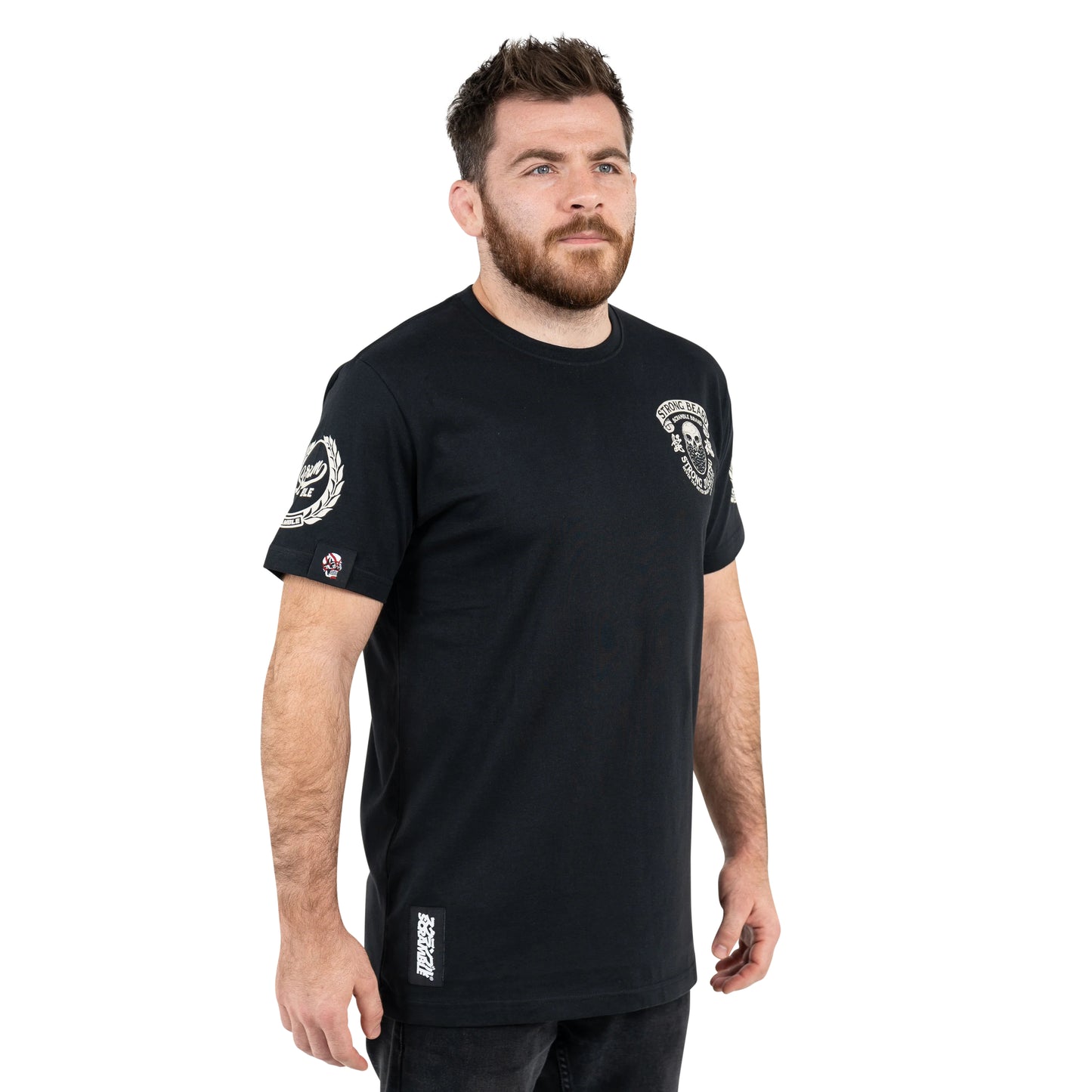 Scramble Strong Beard T-shirt - Nero