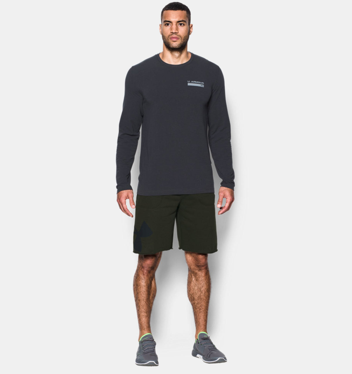 Under Armour Rival Exploded Graphic Pantaloncini da Combattimento – Verde