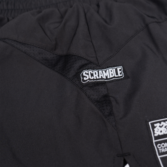 Scramble Dual Layer Fight Shorts - Black