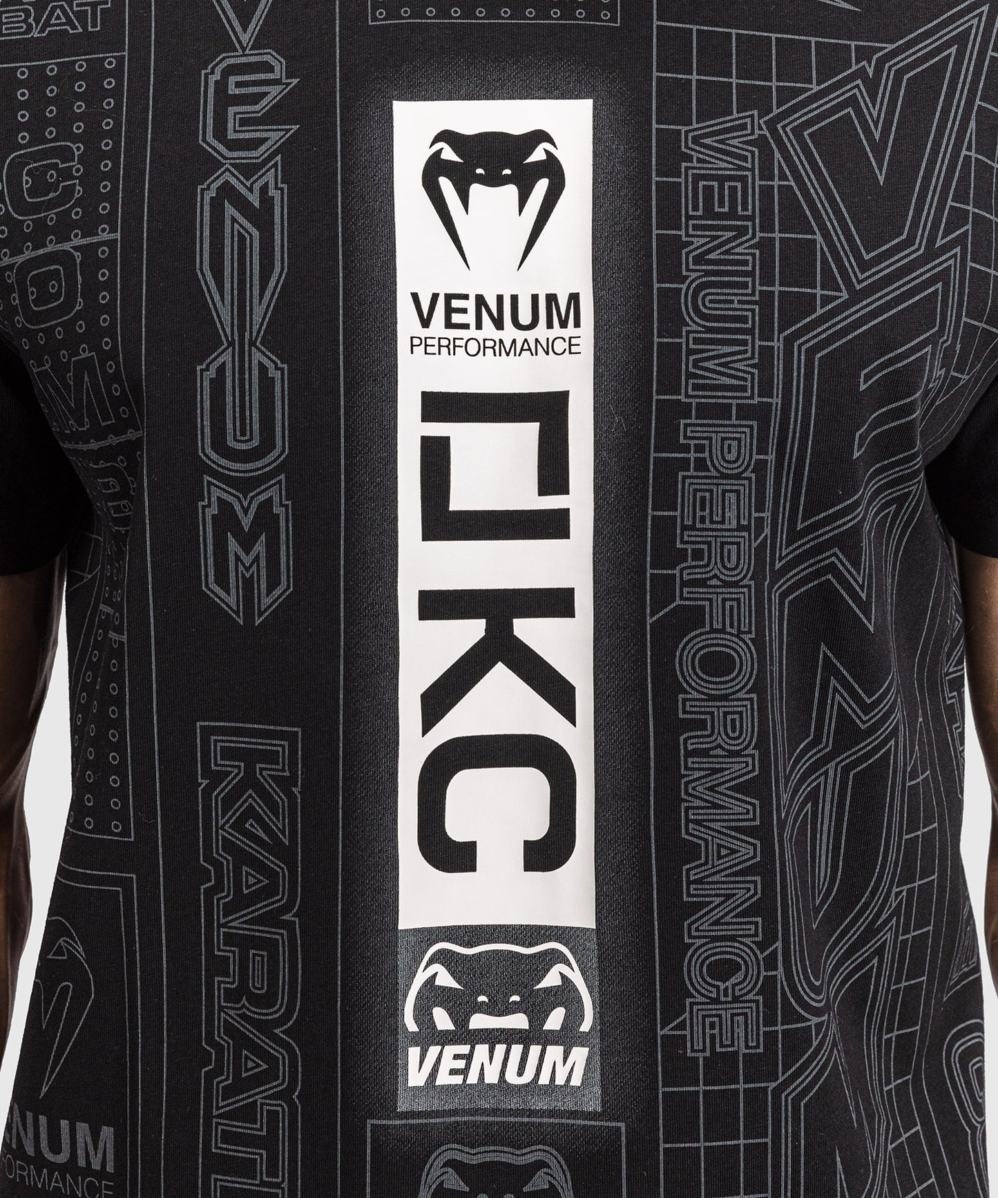 Karate Combat by Venum Camiseta – Negro/Gris