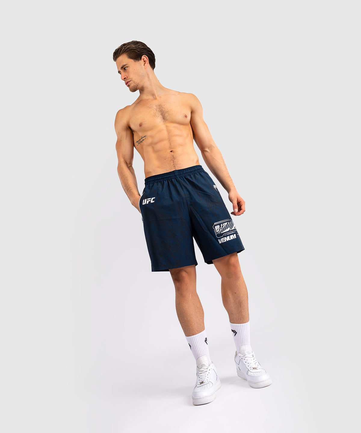 UFC Fusion by Venum Fight Week Herren Performance Short - Ozeanisches Blau