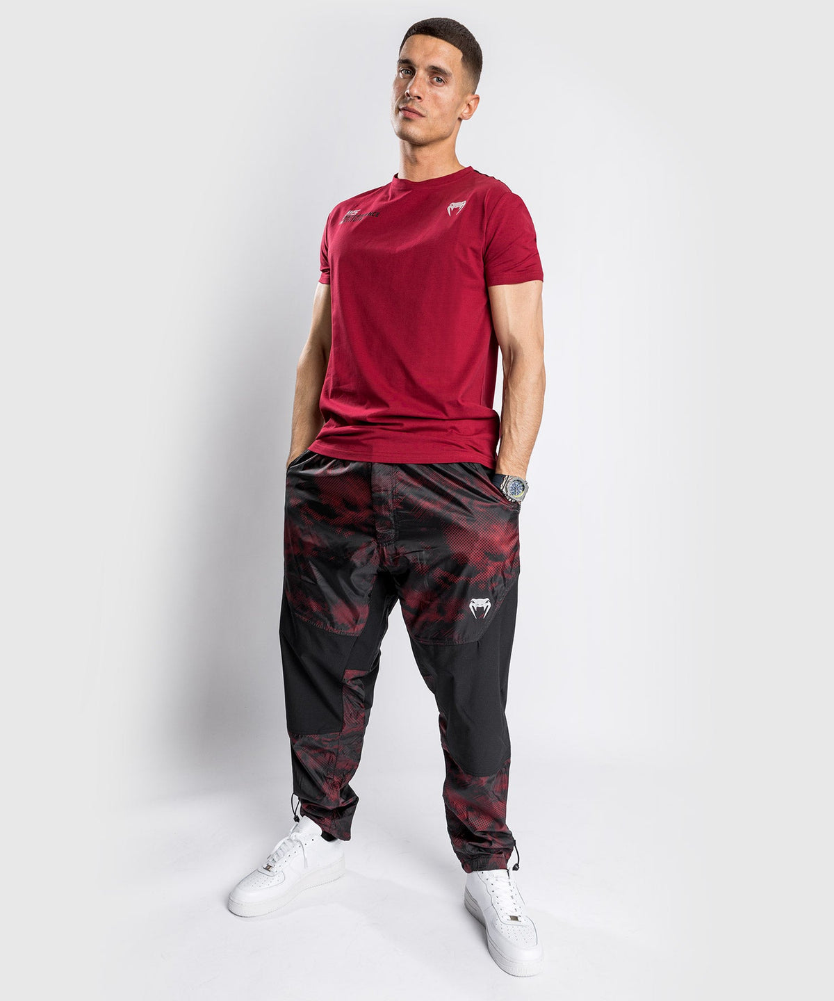 Venum Laser XT Jogginghose - Oversize - Schwarz/Rot
