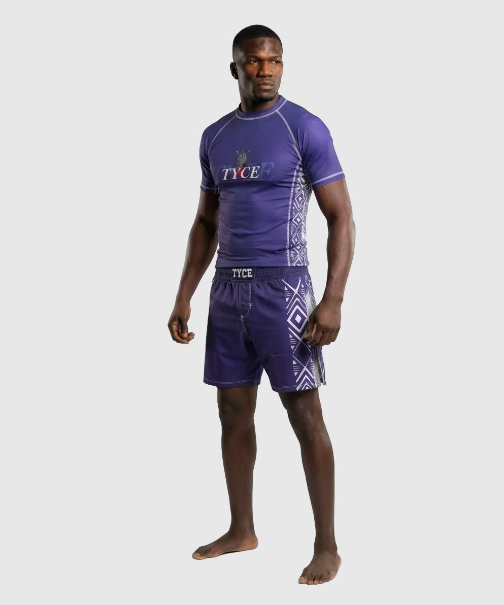 Rashguard TYCE CULTURE OF WAR Shaka Zulu - Violet