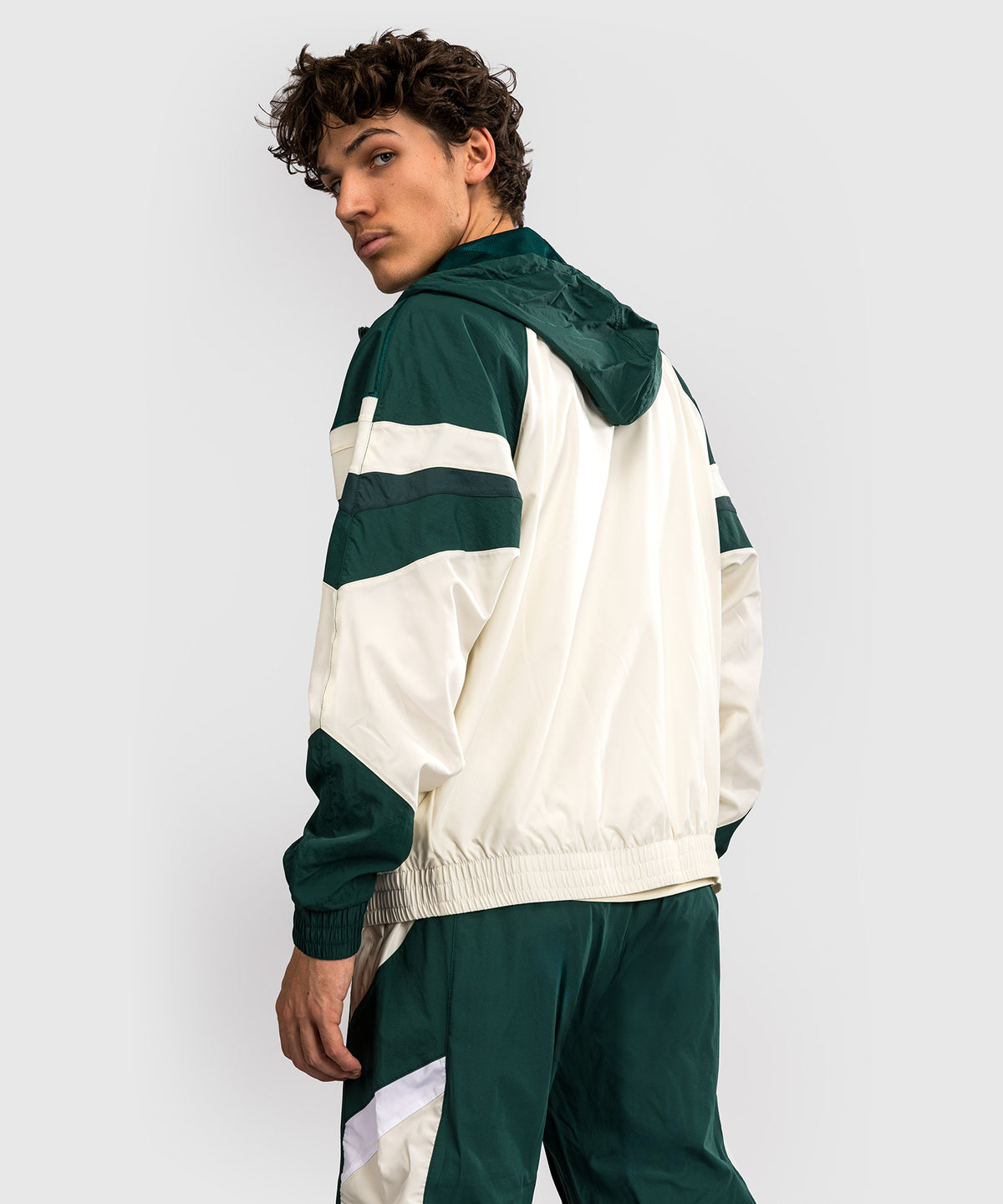 Venum Attack 90 Tracksuit Jacket - Forest Green/Ice