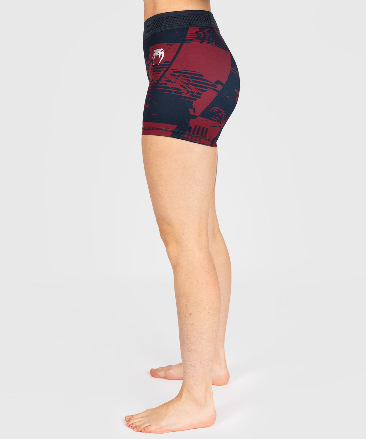 Short de compression Performance Femme UFC Zenith by Venum Authentic Fight Week - Bleu marine/Bordeaux/Argent