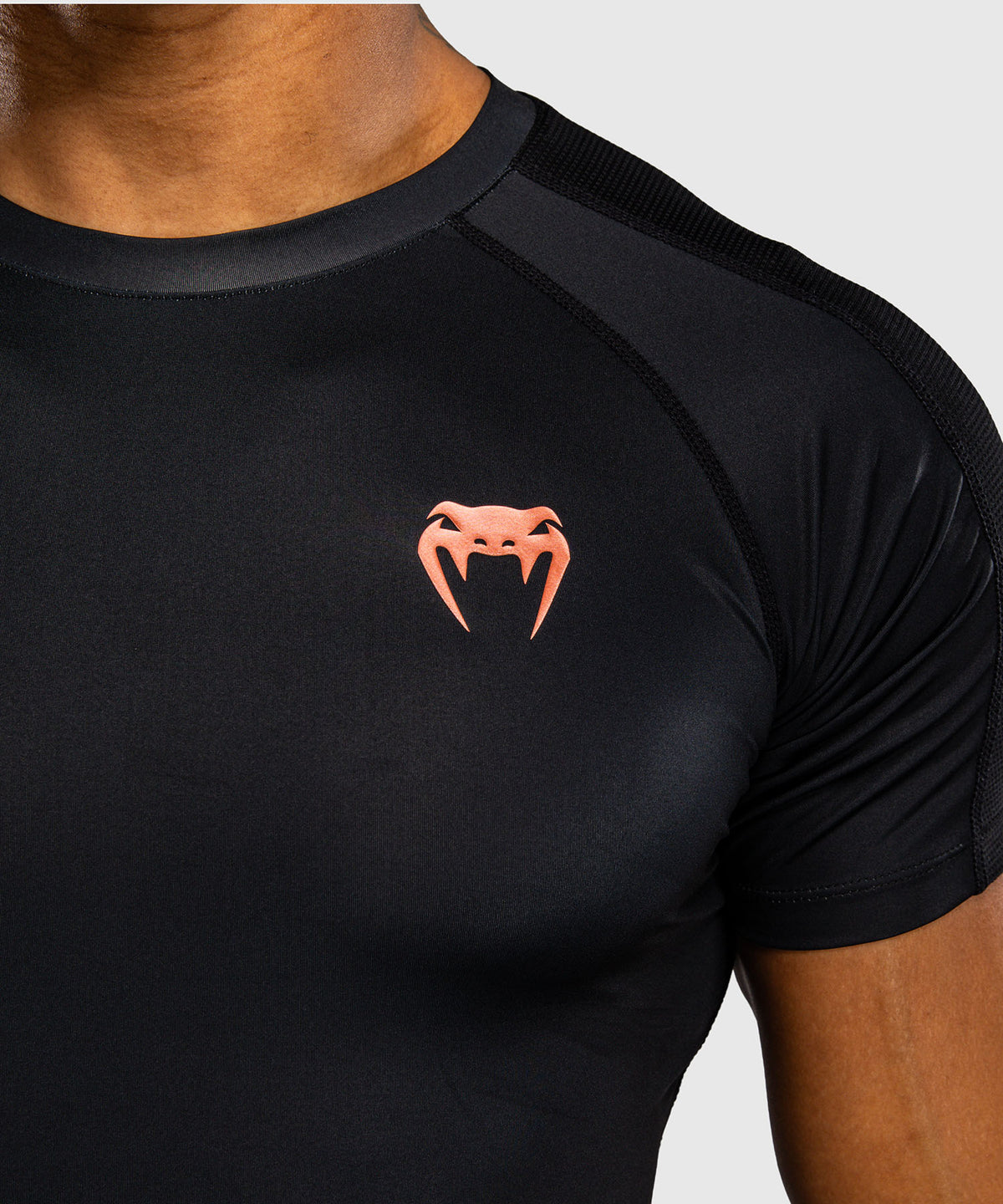 Venum Thunder Dragon Rashguard a Maniche Corte – Nero/Grigio/Rame