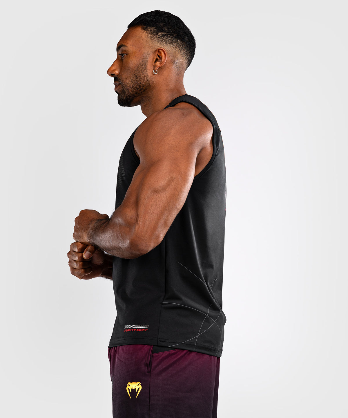 Venum Tactical XT Herren Dry Tech Tanktop - Schwarz/Feuerrot