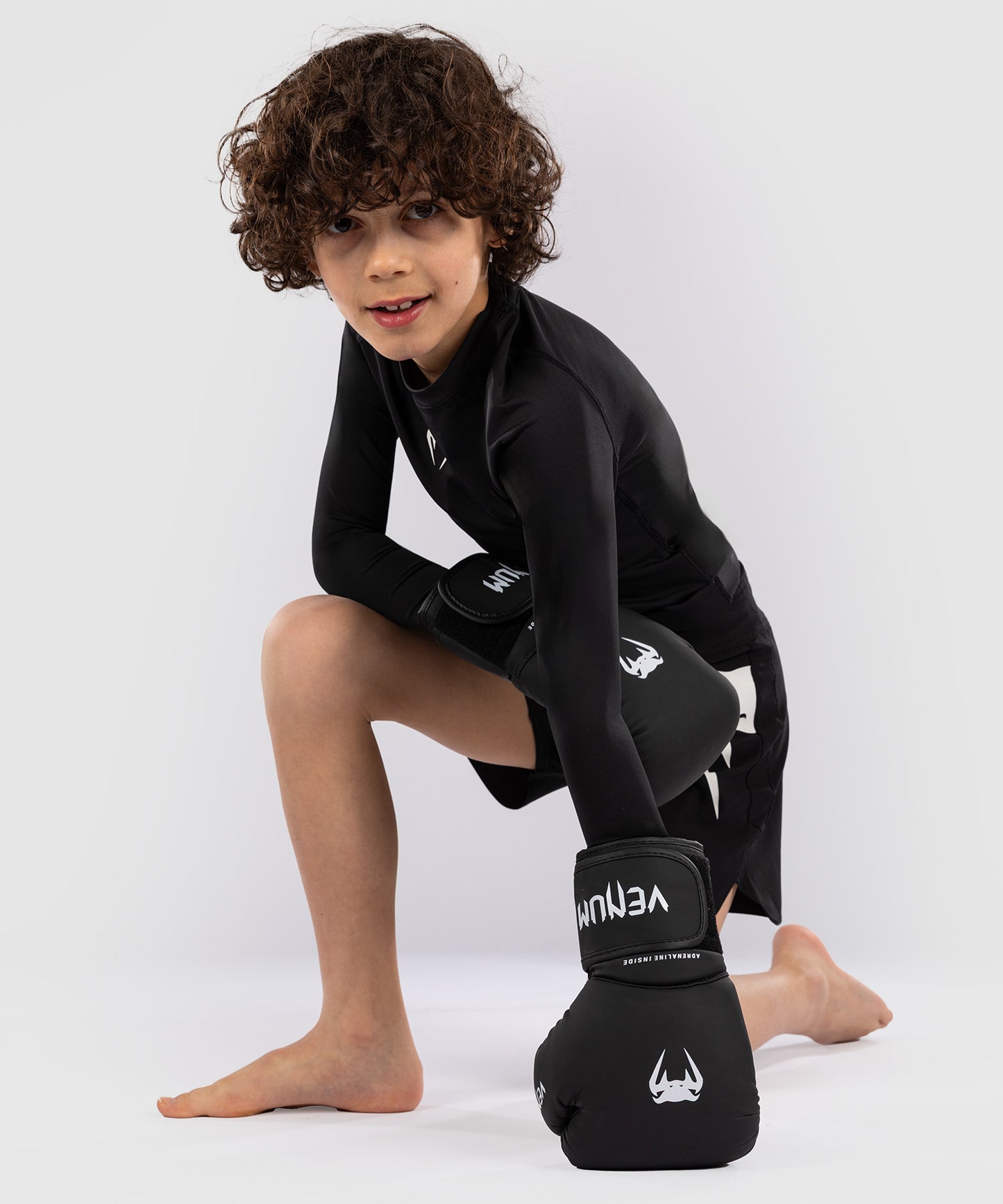 Venum Light Pantaloncini da combattimento per Bambini - Nero