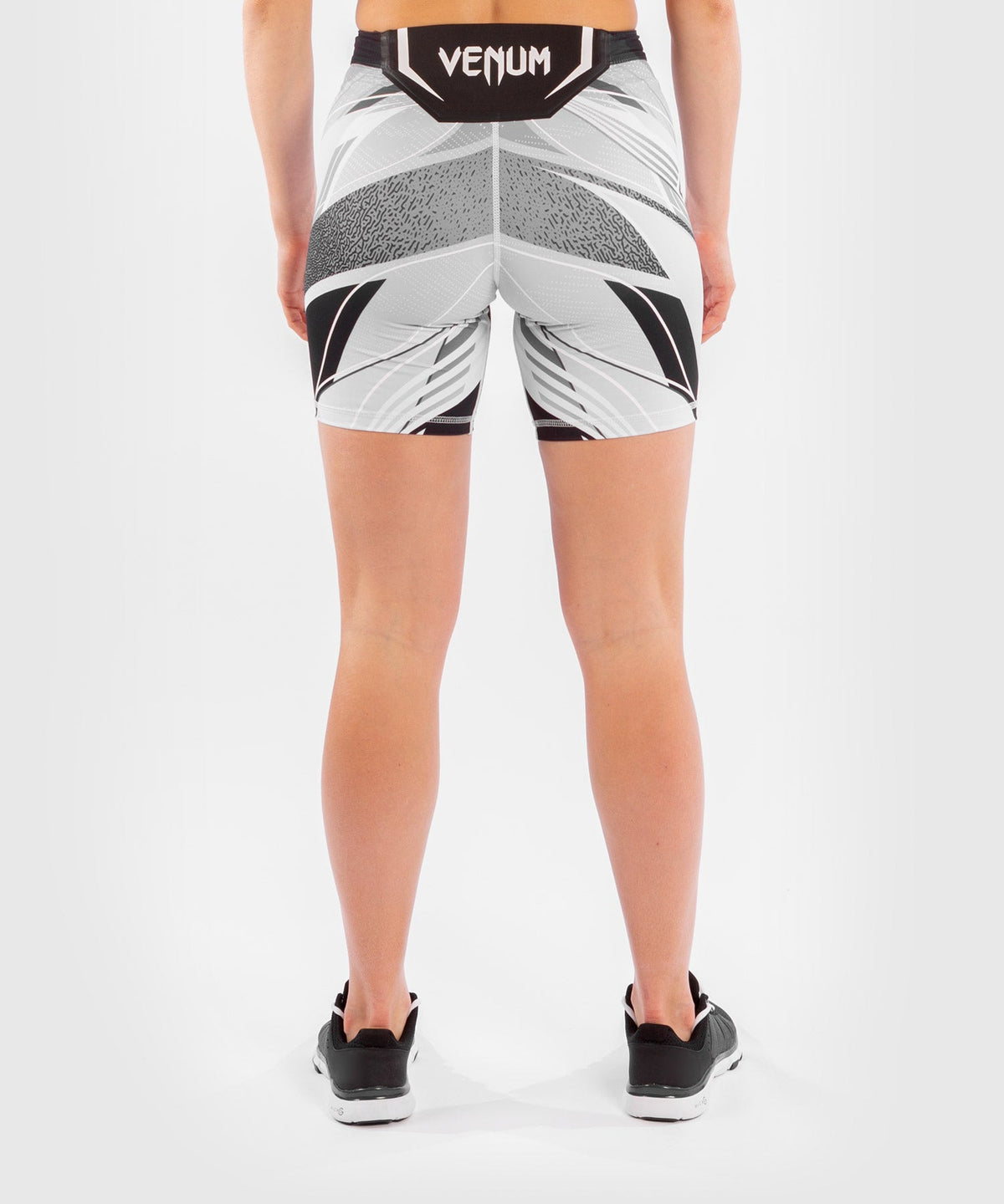 Women's UFC Venum Authentic Fight Night Compression Short - Long Cut - White