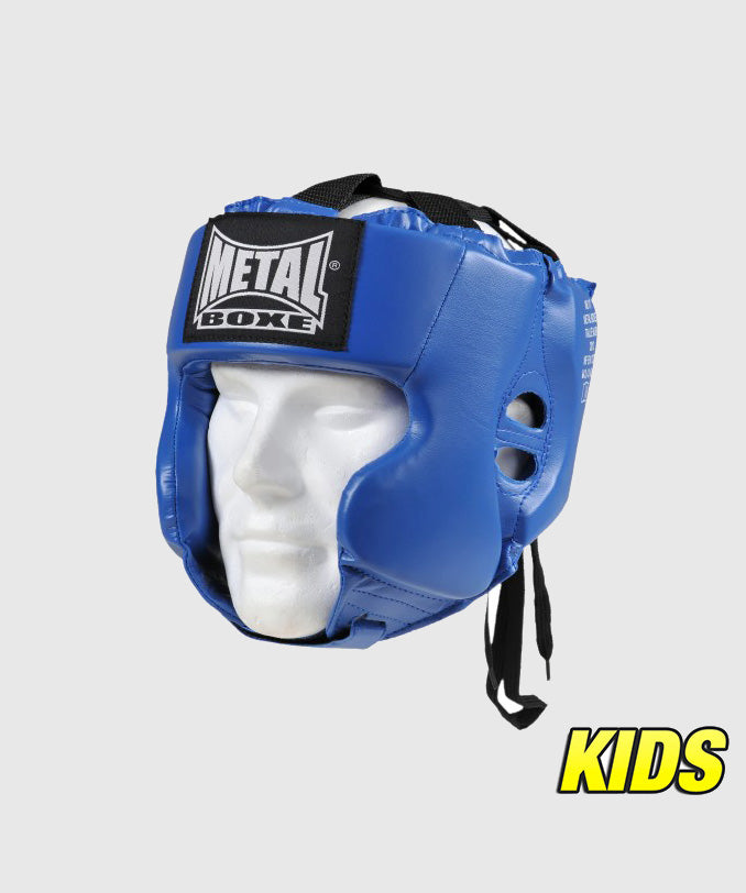 Casque Multiboxe Enfant Metal Boxe - Bleu