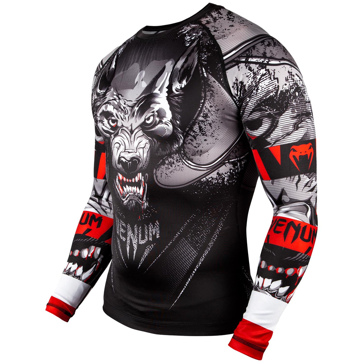 Venum Werewolf Rashguard - Langarm - Schwarz/Grau