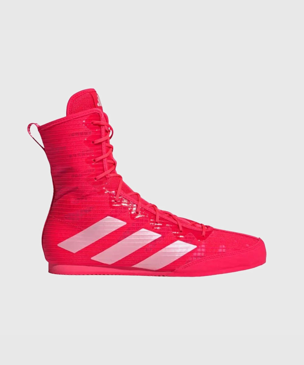Adidas Box Hog 4 Boxschuhe - Rot/Weiß
