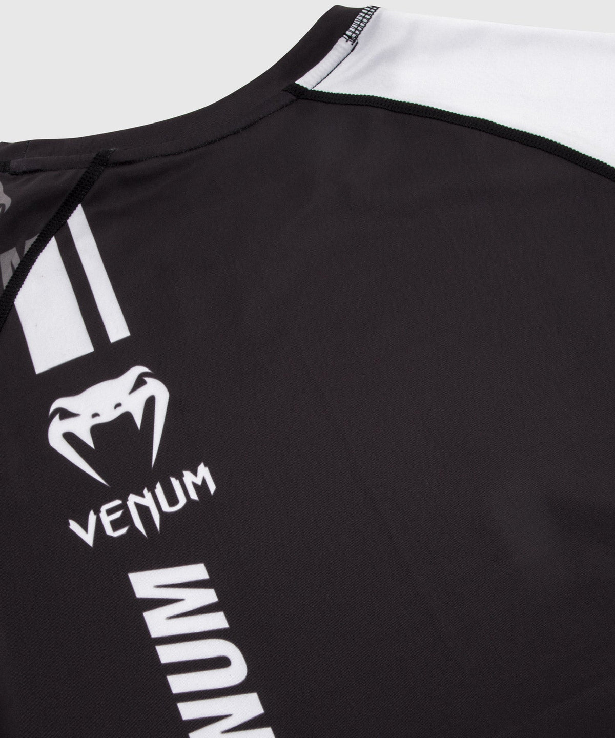 Venum Logos Rashguard - Schwarz/Weiß