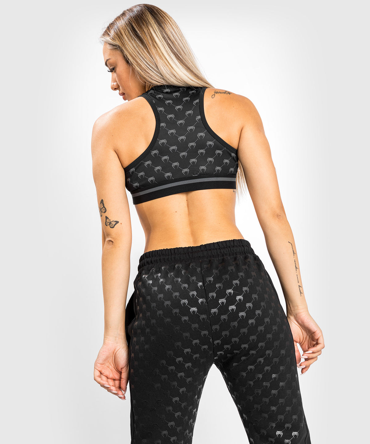 Venum Monogram Jogginghose für Damen – Schwarz/Roségold
