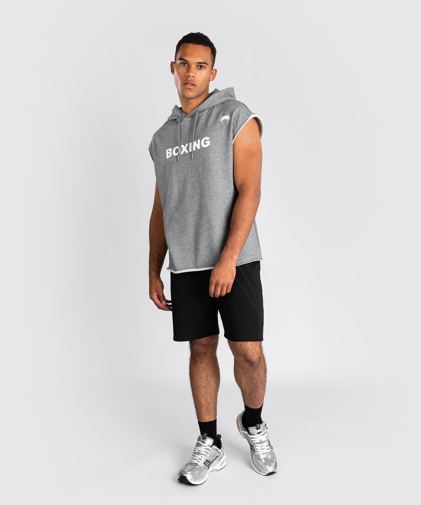 Sweat à Capuche Sans Manches Venum Boxing VT – Gris Chiné