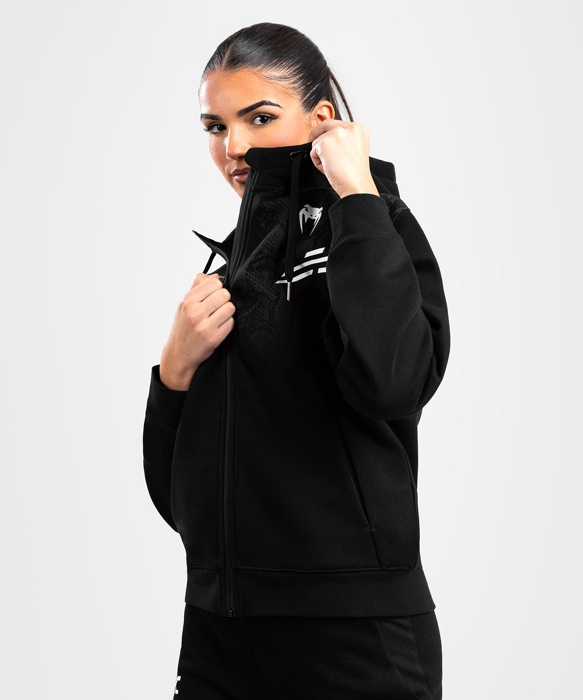 UFC Adrenaline by Venum Replica Women’s Zip Hoodie - Black