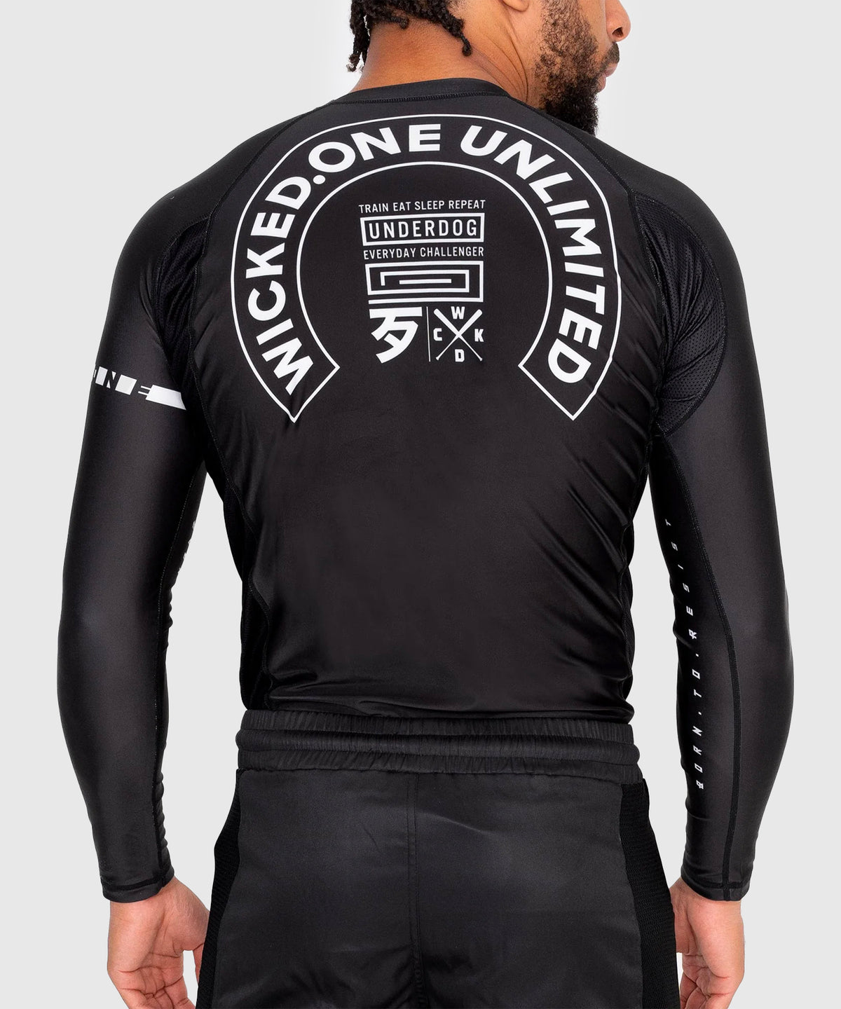Wicked One Track Long Sleeve Rashguard - Black