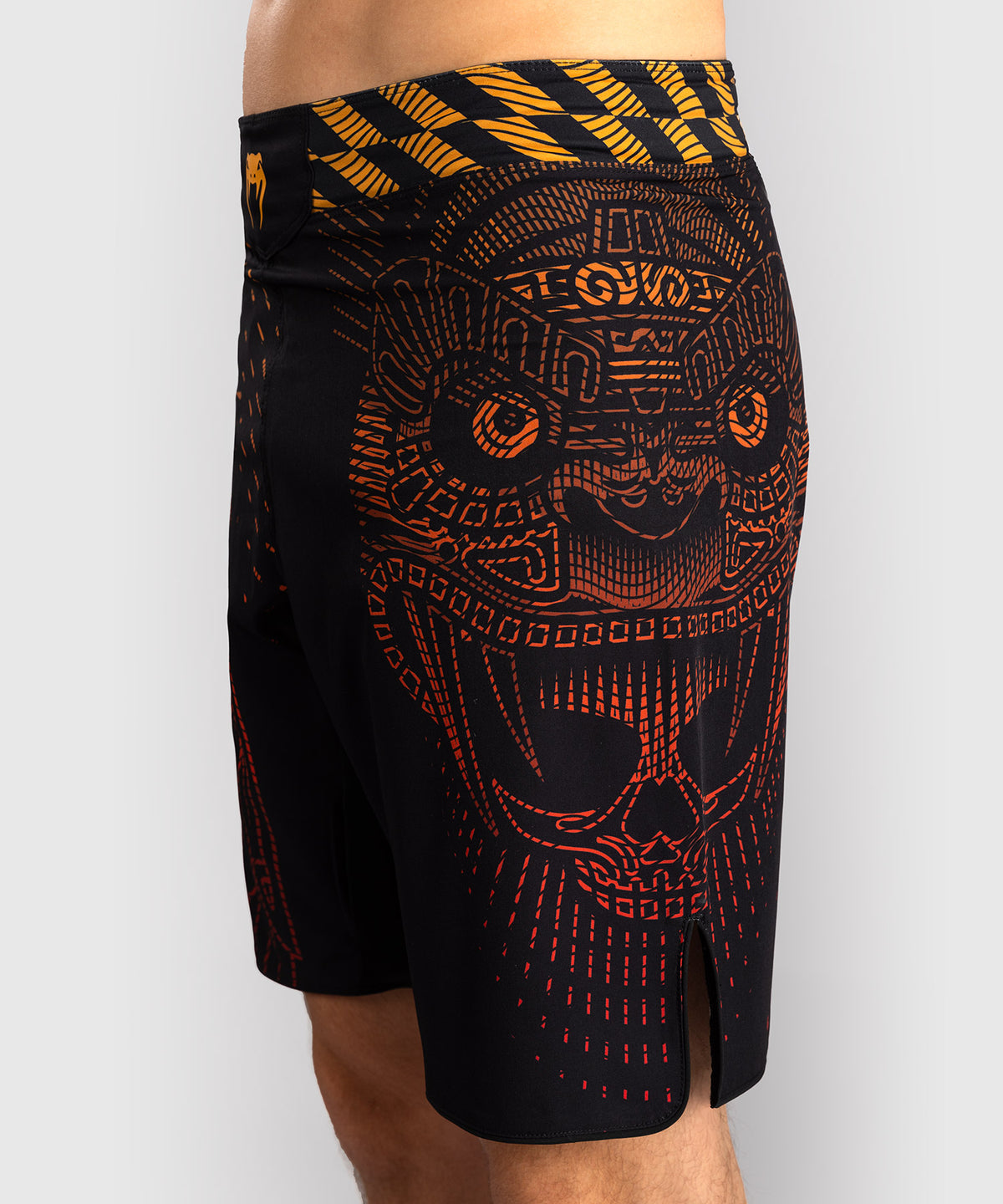 Venum Quetzal Fury Fightshorts - Negro/Rojo Fury/Mandarina