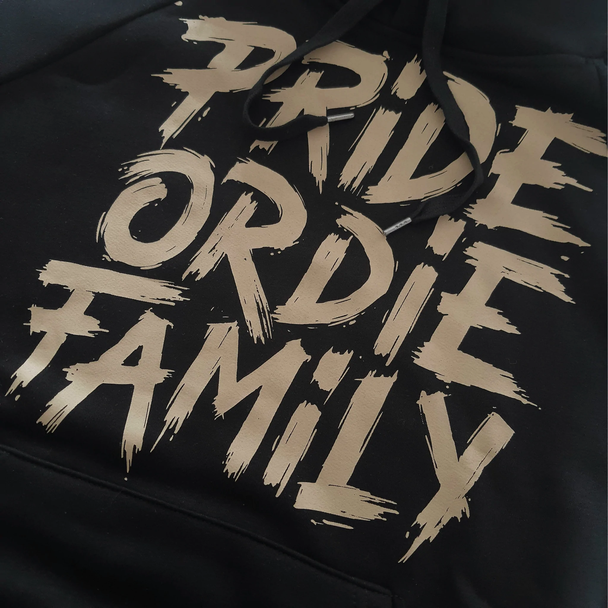 Sweatshirt À Capuche Pride Or Die Family V.2 - Noir