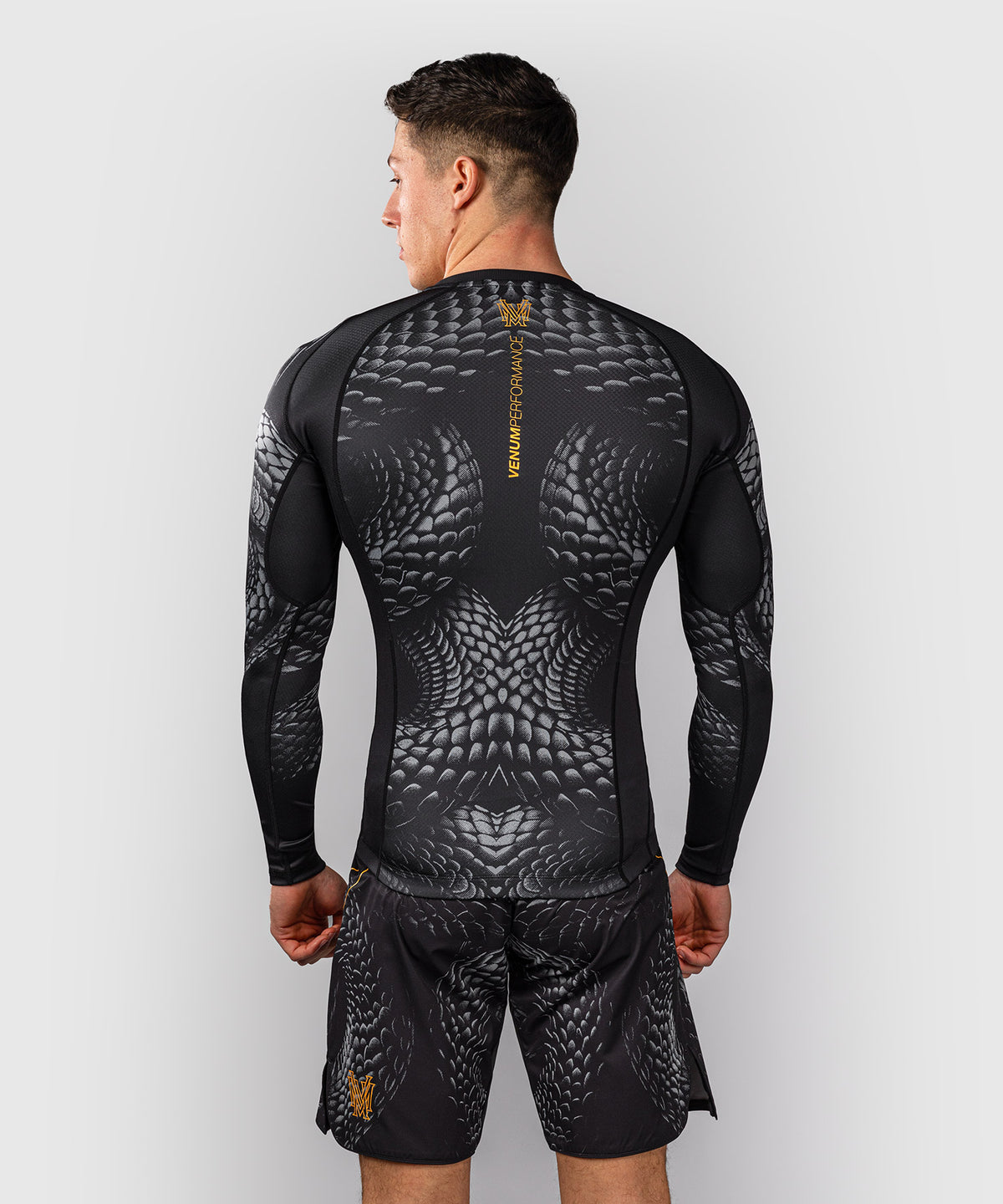 Venum Matupa Long Sleeve Rashguard - Black/Grey/Gold