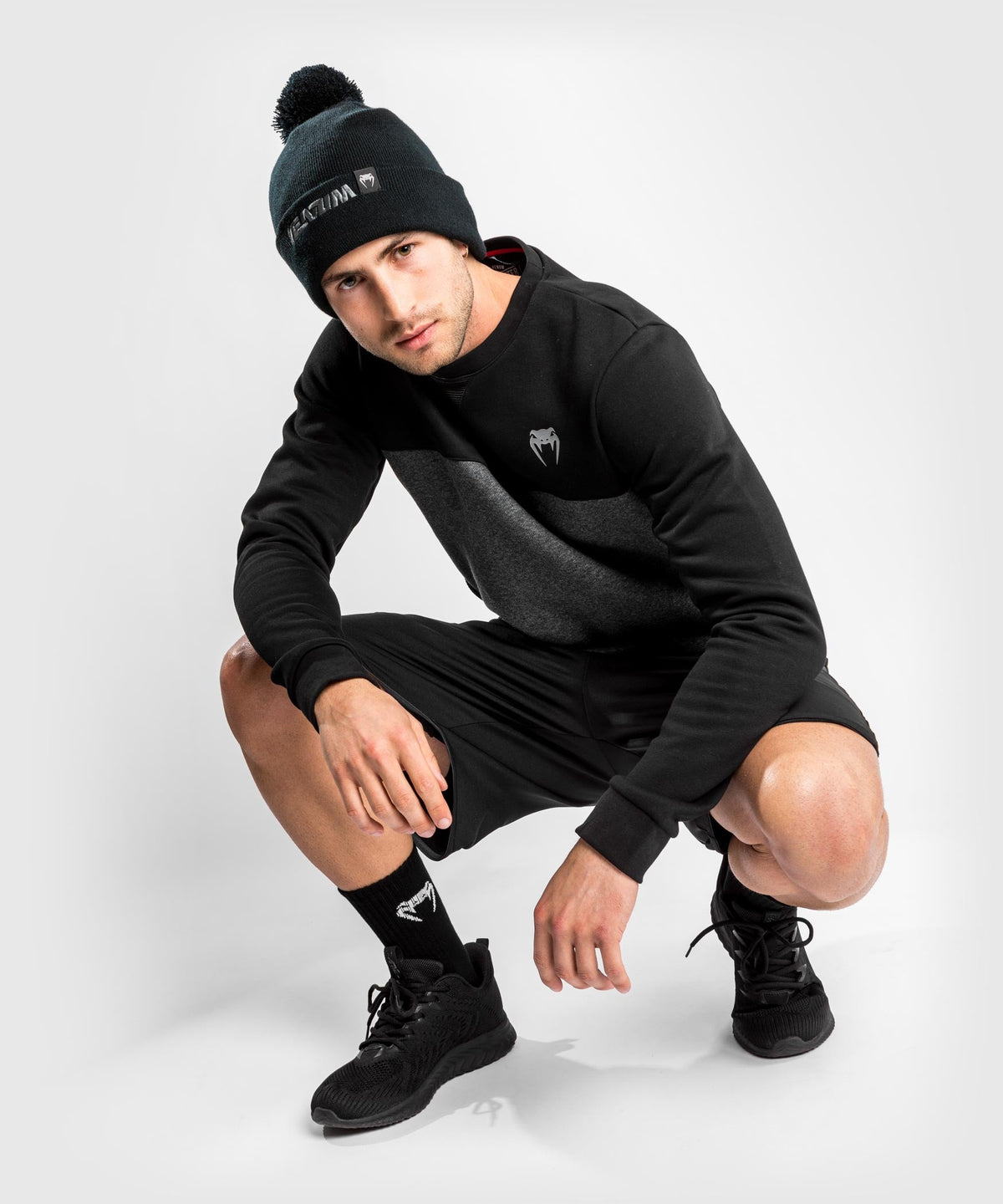 Sweatshirt Venum Rafter Light - Noir/Gris Chiné