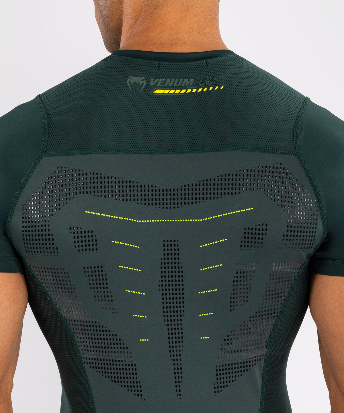 Venum Technical 3.0 Rashguard a Maniche Corte - Verde Foresta