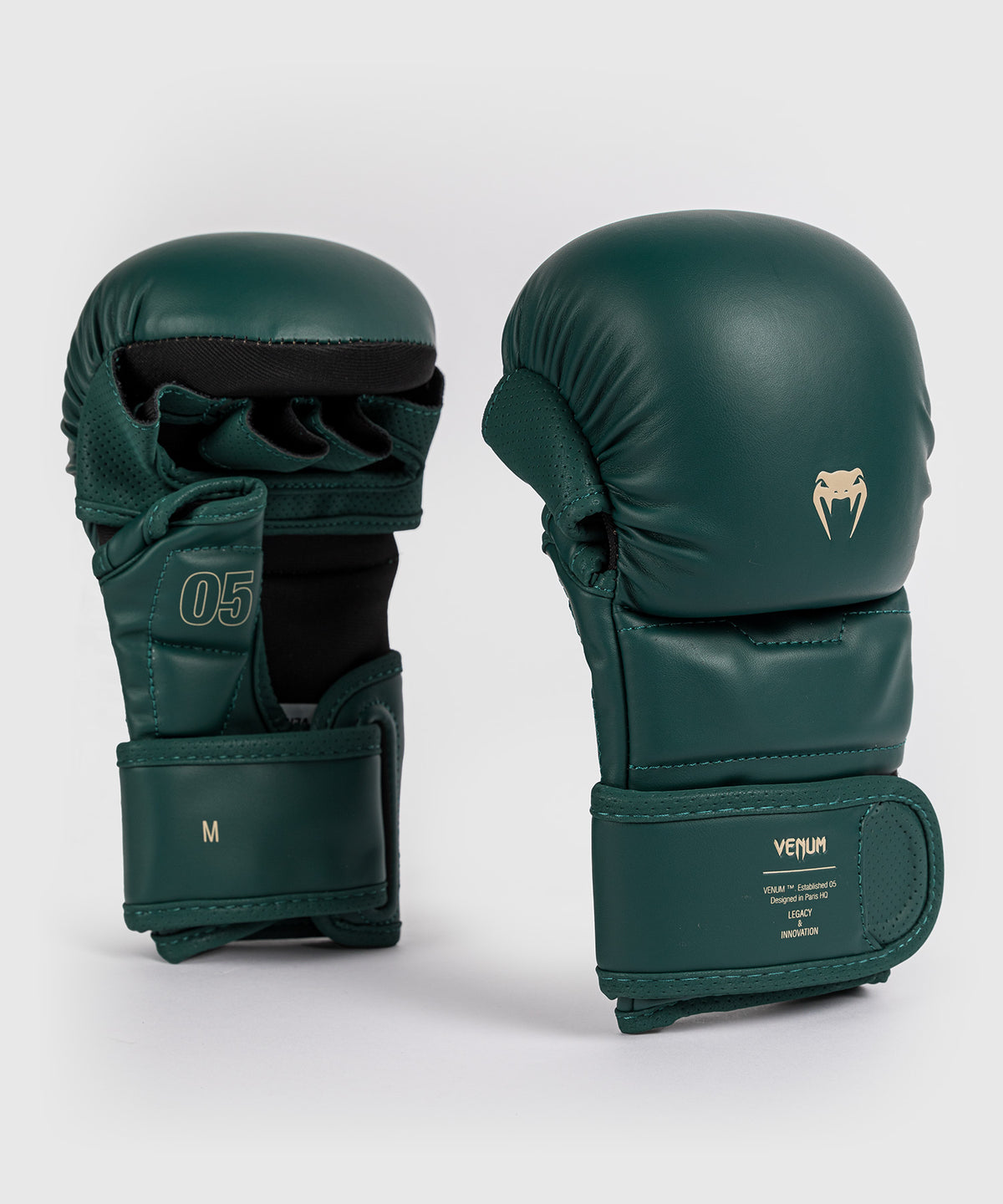 Venum Impact Evo MMA-Sparringhandschuhe - Smaragdgrün