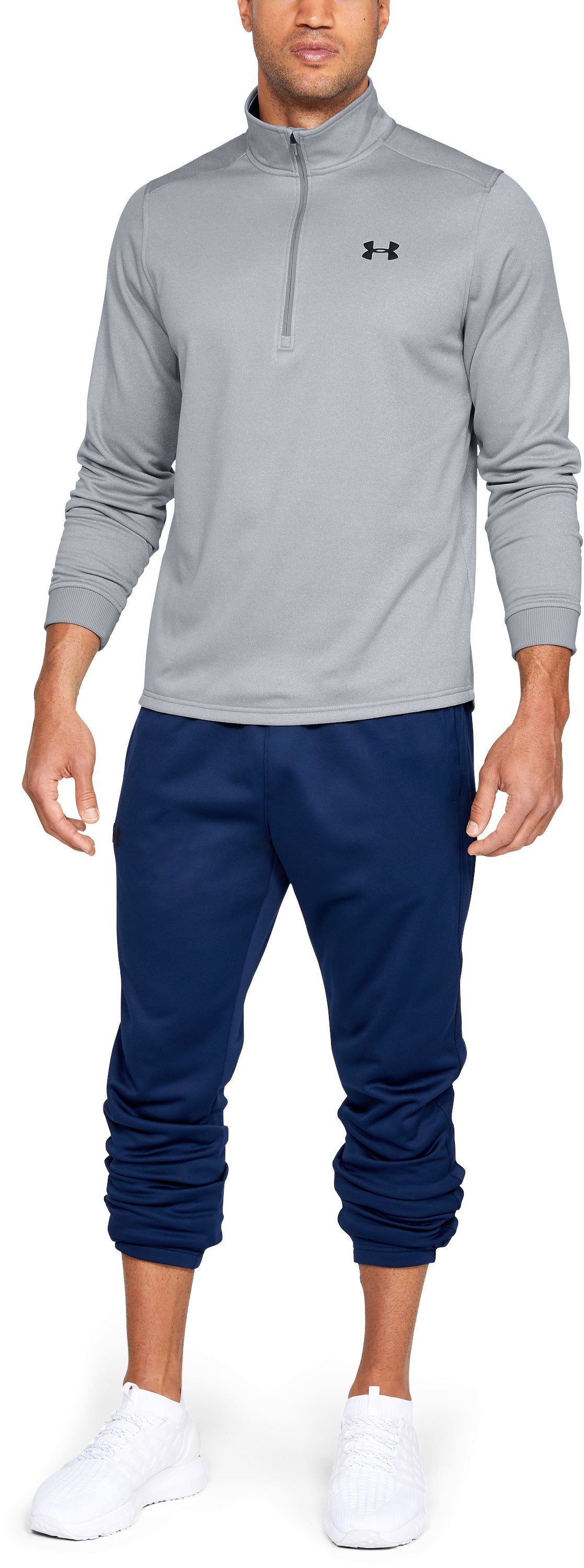 Maillot Under Armour Fleece - Manches longues - Gris