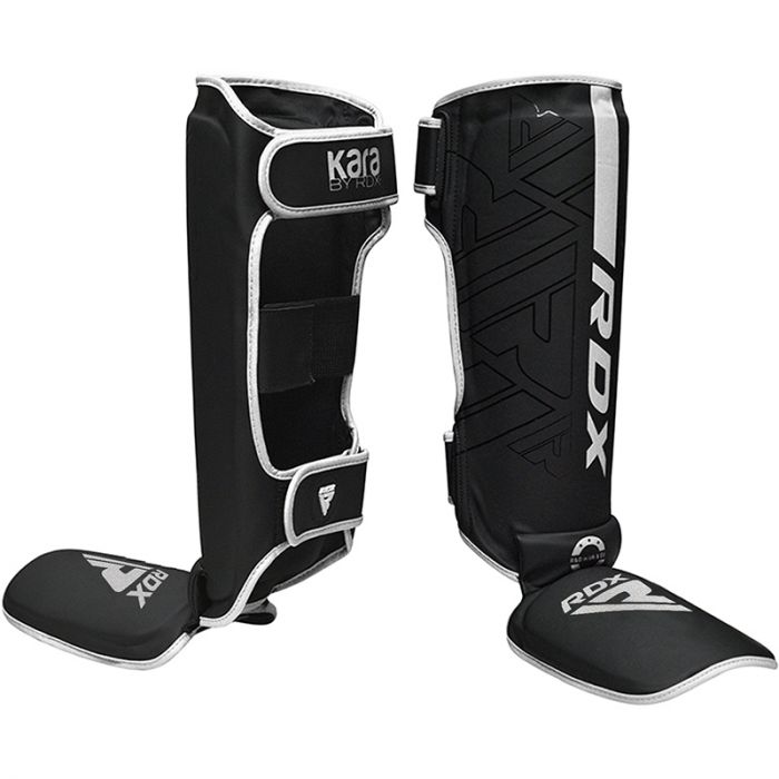 RDX F6 Kara Shin Guards - Black/White