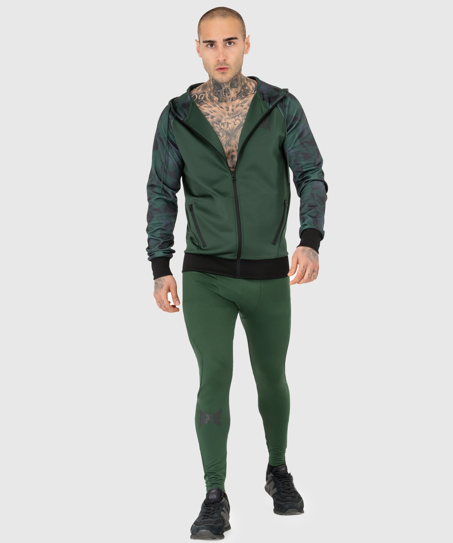 Tapout Training Leggings - Verde/Negro