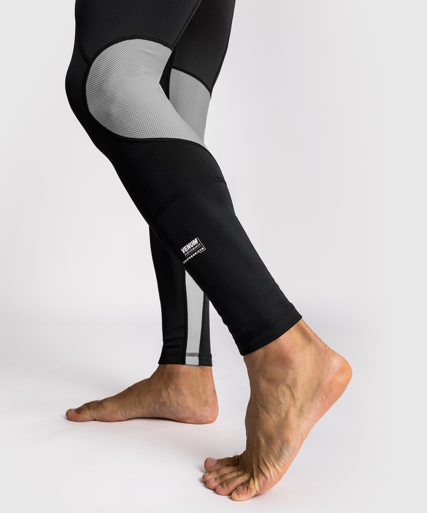 Venum Adrenaline Spats – Schwarz/Silbergrau