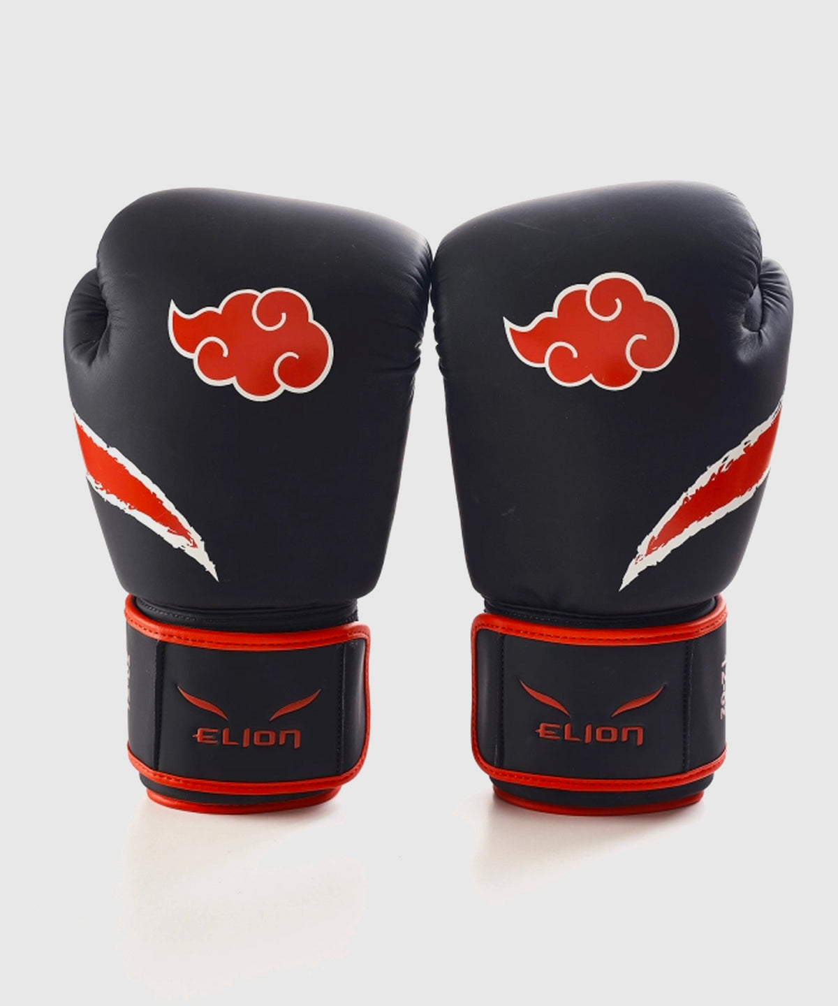Elion X Naruto Akatsuki Guantes de Boxeo - Negro/Rojo