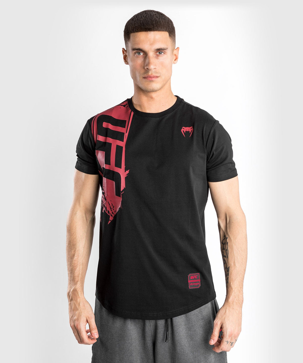 UFC T-Shirt Venum Authentic Fight Week 2.0 - Short Sleeve - Black/Red